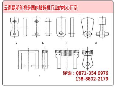 幾種常見(jiàn)的碎石機(jī)錘頭設(shè)計(jì)方案